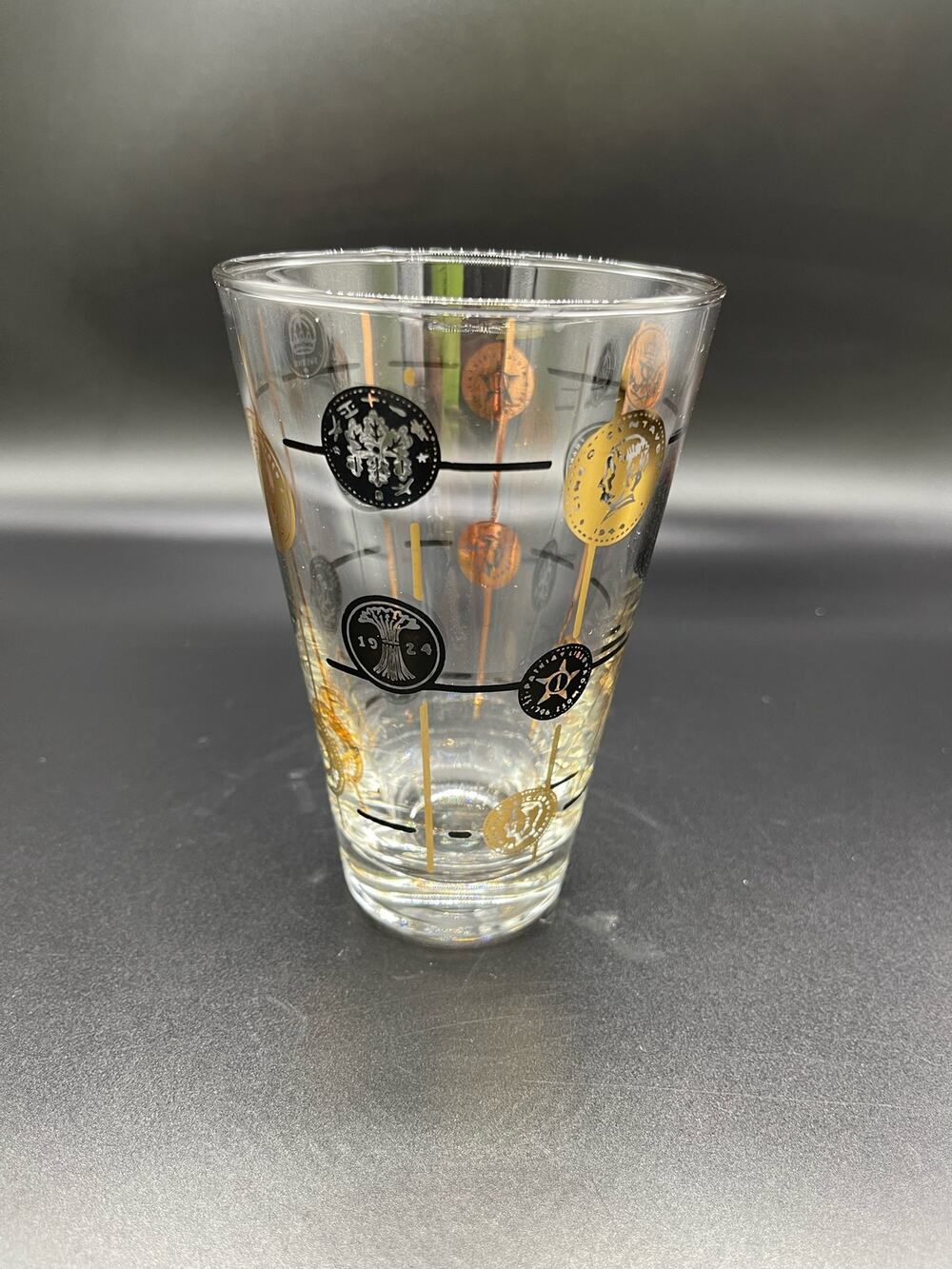 Libbey MCM Coin Bar Glass